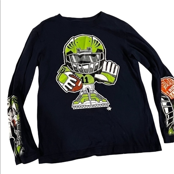 BROTHERS brand by Justice boys football shirt in size 7 - Picture 3 of 6